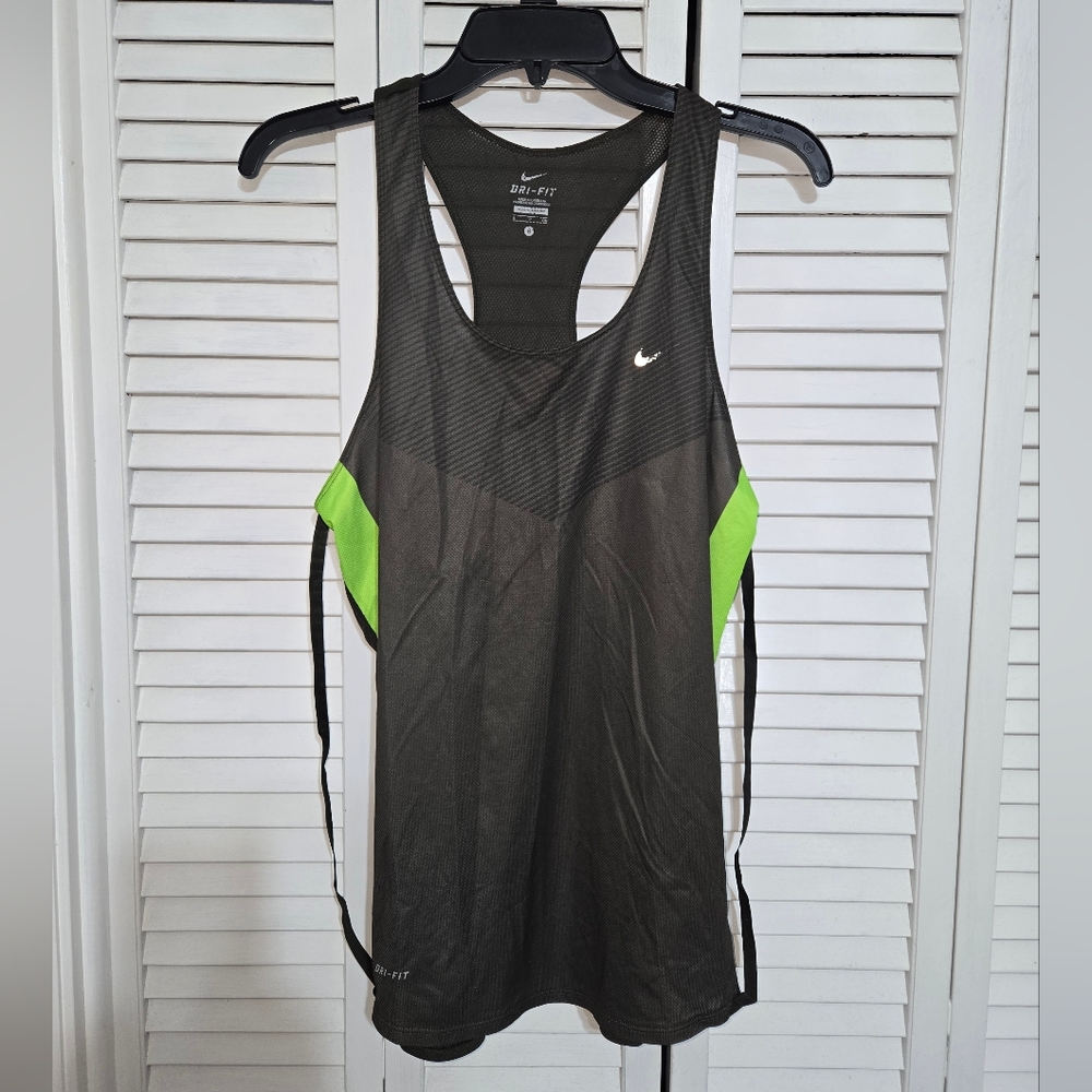 Nike Men's S Black Dri-fit Running Tank